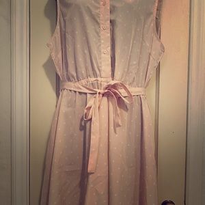 Pink sleeveless dress